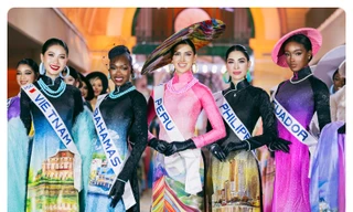 Miss Cosmo 2025: Phương Linh lọt Top 5 thí sinh trình diễn áo dài xuất sắc nhất