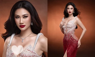 Váy dạ hội của Phương Linh cho Bán kết Miss Cosmo 2025 lấy cảm hứng từ Nhật thực