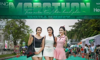 Trúc Linh và dàn người đẹp Hoa hậu Việt Nam hào hứng tại Giải Tiền Phong Half Marathon