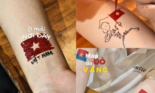 Giới trẻ thắp lên niềm tự hào với trend vẽ cờ Tổ quốc trên tay mừng đại lễ 2/9