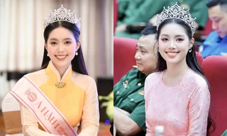 Ngắm nhan sắc đẹp hút mắt của Á hậu 1 Hoa hậu Việt Nam 2024 Trần Ngọc Châu Anh