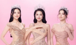 Top 3 Hoa hậu Việt Nam 2024 rực rỡ trong bộ ảnh studio đầu tiên hậu đăng quang 