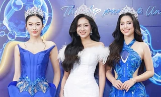 Top 3 Hoa hậu Việt Nam 2024 lộng lẫy như công chúa đại dương tại sự kiện 