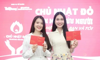 Á hậu Phương Anh nhiều năm liền đồng hành cùng Chủ Nhật Đỏ