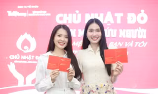 Á hậu Phương Anh nhiều năm liền đồng hành cùng chương trình Chủ Nhật Đỏ
