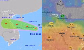 Bão Bualoi có đường đi lượn theo bờ biển nước ta, phạm vi ảnh hưởng rộng