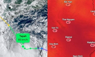 Ảnh hưởng từ bão số 7: Hà Nội oi nóng rồi giảm nhiệt từ ngày mai