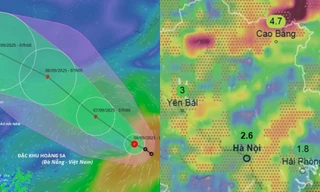 Áp thấp nhiệt đới 97W được dự báo sẽ thành bão số 7, đường đi thế nào?