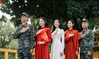 Top 3 Hoa hậu Việt Nam 2024 tham gia hoạt động kỷ niệm 80 năm Quốc khánh 2/9