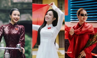 Dàn sao Việt tự hào diện áo dài truyền thống đón Đại lễ mừng Quốc khánh 2/9