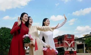 Loạt trang phục ý nghĩa của Top 3 Hoa hậu Việt Nam 2024 trong dịp lễ lớn của dân tộc