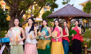 Hoa hậu Hà Trúc Linh, Á hậu Vân Nhi cùng dàn người đẹp khám phá di sản văn hóa Hội An