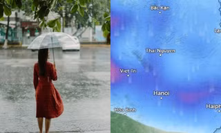 Dự báo Hà Nội sẽ mưa to, giảm nhiệt mạnh trong ngày 17/4