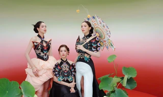 Dàn Hoa hậu Việt Nam Kỳ Duyên, Tiểu Vy, Thanh Thủy hội ngộ trong bộ ảnh đón Trung Thu