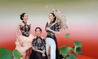 Dàn Hoa hậu Việt Nam Kỳ Duyên, Tiểu Vy, Thanh Thủy hội ngộ trong bộ ảnh đón Trung Thu