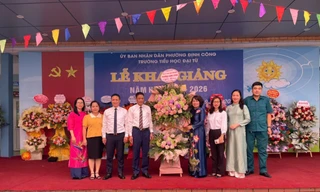 Hà Nội: Trường Tiểu học Đại Từ long trọng tổ chức Lễ Khai giảng năm học mới
