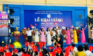 Trường THCS Trưng Vương khai giảng năm học mới với chủ đề “Hội nhập trong kỷ nguyên số”