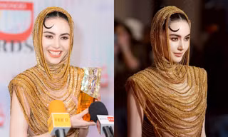 “Ma nữ đẹp nhất Thái Lan” Mai Davika chủ động liên hệ NTK Lê Thanh Hòa vì bộ váy này