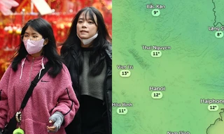 Hà Nội rét đậm trong ngày 6/1, chưa phải ngày có nhiệt độ thấp nhất