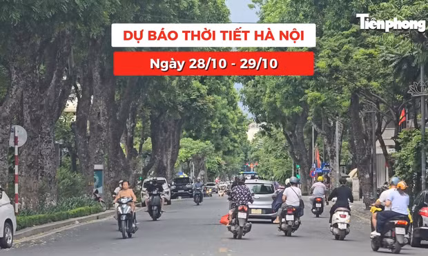 Bản tin Thời tiết Hà Nội (28 - 29/10): Ngày nắng dự kiến tiếp diễn những ngày cuối tháng 10