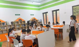 Học sinh Ams xây thư viện, mang tri thức đến trẻ em vùng khó