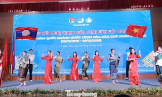 Gần 300 sinh viên nước bạn Lào giao lưu hữu nghị cùng sinh viên Việt Nam
