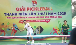 Thanh niên Nghệ An tranh tài Pickleball 