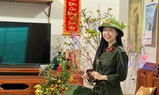 Nữ cử nhân tình nguyện tham gia nghĩa vụ Công an nhân dân