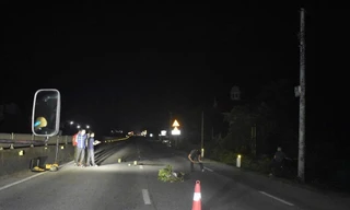 Nam thanh niên tử vong trên quốc lộ, công an tìm nhân chứng