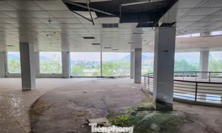 Cảnh nhếch nhác, hư hỏng ở trung tâm phát triển nông thôn Thanh Hóa