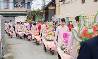 Màn ăn hỏi ‘độc nhất vô nhị’ của chú rể Thanh Hóa
