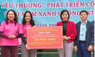 Mang yêu thương và công nghệ số đến với học sinh vùng cao Thanh Hóa