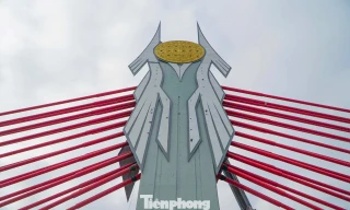 Cầu dây văng trăm tỷ đồng đầu tiên ở Thanh Hóa sắp thông xe kỹ thuật