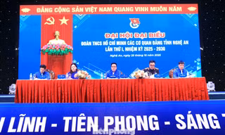 Tuổi trẻ các cơ quan Đảng tỉnh Nghệ An: Tự hào, vững tin theo Đảng