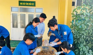 Thanh niên Hà Tĩnh chung tay làm 'bom hạt giống' để tái sinh rừng 