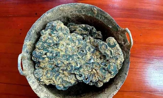 Phát hiện kho tiền cổ ở Hà Tĩnh