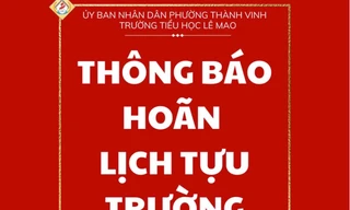 Trường học ở Nghệ An hoãn tựu trường do bão số 5