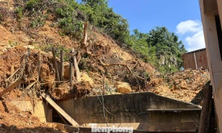 Thấp thỏm sống bên quả đồi chờ sạt lở