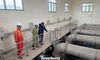 Nghệ An: Dùng máy nổ phát điện để tiêu, thoát lũ sau bão