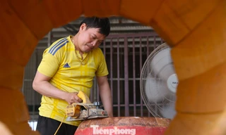 Rộn vang làng trống ngày Tết ở Nghệ An