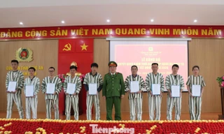 40 phạm nhân ở Nghệ An được giảm án, kịp về đón Tết cùng gia đình