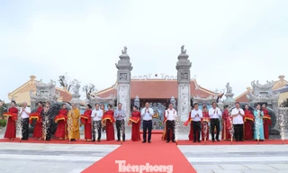 Khánh thành di tích quốc gia Mộ và Đền thờ Lê Đức Tuy sau tu bổ gần 30 tỷ đồng