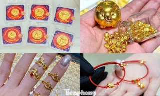 Vàng mini, vàng hạt đậu gây sốt ngày Vía Thần tài 