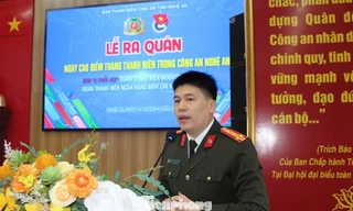 Tuổi trẻ Công an Nghệ An ra quân cao điểm Tháng Thanh niên 2026