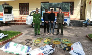 Hai đối tượng trộm dây cáp chống sét ở 80 xã, phường 