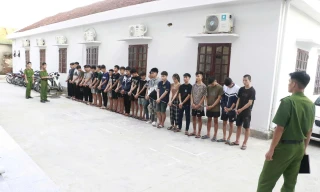 Bắt nhóm 'quái xế' mang hung khí từ Hà Tĩnh sang Nghệ An đại náo