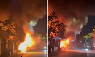 Cháy lớn cửa hàng quần áo ở Nghệ An, người chủ tử vong