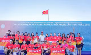 HDBank Runners và dấu ấn bền bỉ tại Tiền Phong Marathon 2026