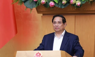 ẢNH: Thủ tướng chủ trì Phiên họp Chính phủ chuyên đề về xây dựng pháp luật tháng Tám