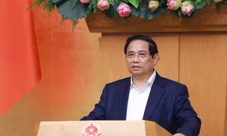 ẢNH: Thủ tướng chủ trì Phiên họp Chính phủ chuyên đề về xây dựng pháp luật tháng Tám